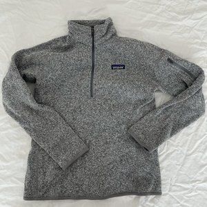 Patagonia 3/4 Zip Fleece Marled Gray
